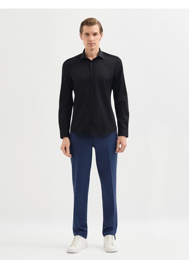 Toss Erkek Extra Slım Fıt Gömlek-siyah 11.25s.04.330 Siyah