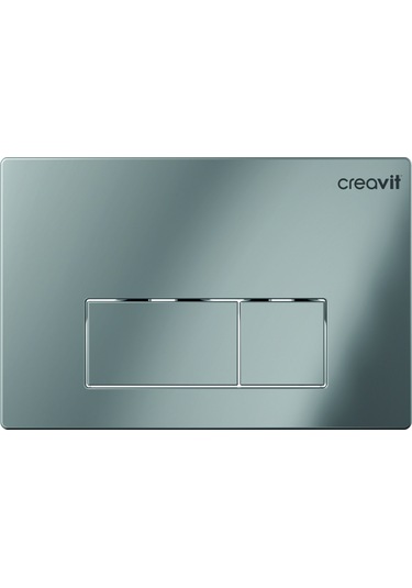 Creavit Arc Parlak Krom Kaplama Kumanda Paneli GP8004.00 Krom