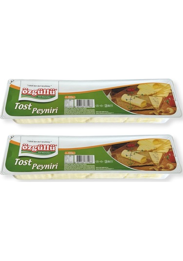 Özgüllü Dilimli Tost Peyniri 1 Kg X 2 Adet
