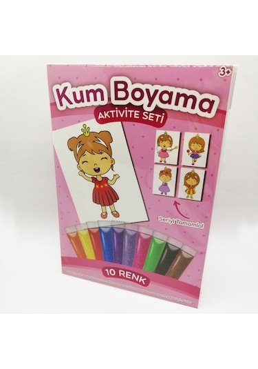 Mila Prenses Kum Boyama Aktivite Seti