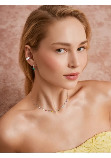 Miestilo 925 Ayar Gümüş Kafa Küpeler Tek Küpe, Deliksiz Küpeler. 241994104 beyaz