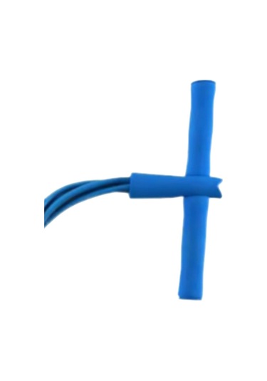 Dolıty Elastik Pedal Direnç Bandı Sit Up Karın Bacak Bel Mavi Mavi