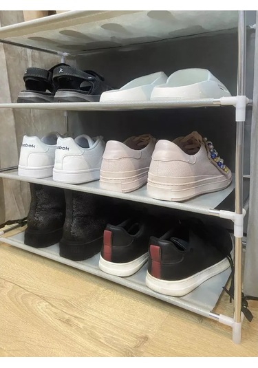 4seasonsmarket Kapalı Dar Giriş Ayakkabı Dolabı 186992039 Gri