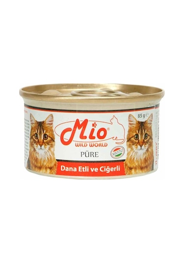Mio Dana Etli ve Ciğerli Püre Konserve Yetişkin Kedi Maması 85 G