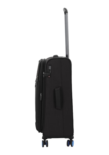 Baggaj V2412 Super Lıght Valiz Gri Set Siyah