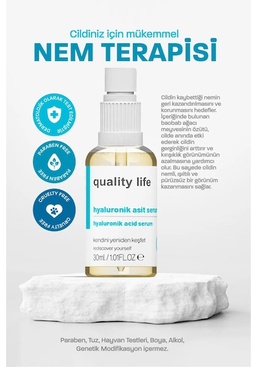 Quality Life Hyaluronik Asit Serum 30 ML