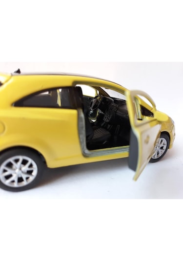 Opel Corsa Opc Metal Araba Diecast Koleksiyon Sarı