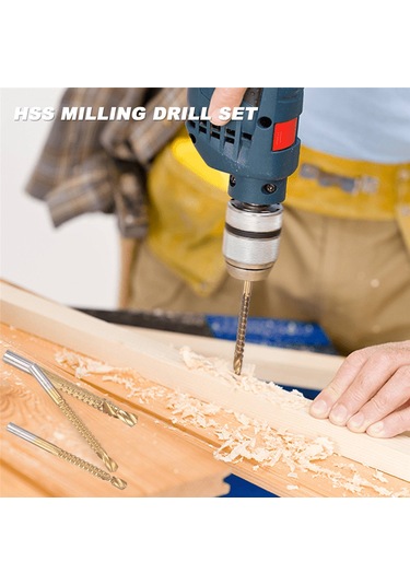 Adet Hss Freze Matkap Seti Ahşap Matkap Uçları Ahşap Metal İçin Matkap Seti K075