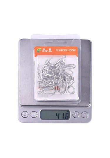 20 Adet/kutu Balıkçılık Üçlü Kanca Döküm Balıkçılık Kanca Yüksek Karbon Çelik Süper Keskin Mukavemetli Karbon Çelik Açı Kanca 10