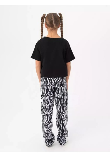 Sofia Trikotaz Pyjama %100 Pamuk 245045165 Siyah