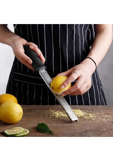 Taşınabilir Dikdörtgen Paslanmaz Çelik Peynir Grater Araçları Çikolatalı Limon Meyve Soyucu Renkli Kutu Mavi