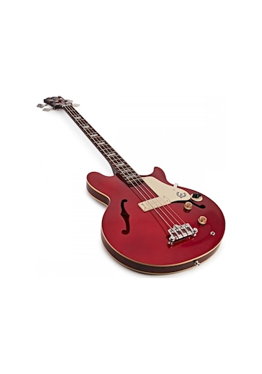 Epiphone Jack Casady 4 Telli Bas Gitar Sparkling Burgundy