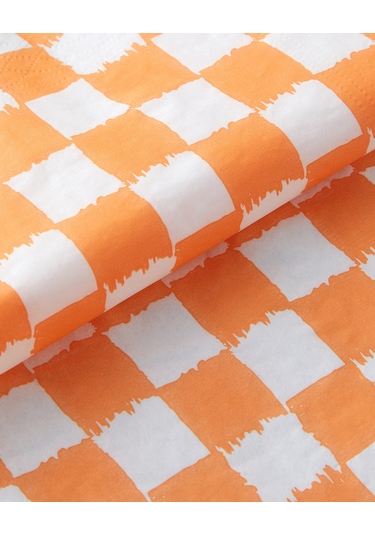 English Home Squarify Orange 20'li Kağıt Peçete 33x33 Cm Sarı