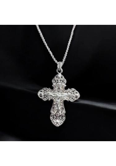 925 Ayar Gümüş Hac Unisex Kolye Gümüş