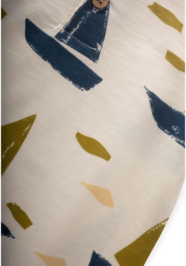 Cigit Desenli Tulum 0-4 Yaş Ekru Ekru