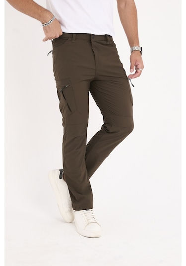 Camp532 Outdoor Tactical Su İticili Likralı Yazlık Erkek Taktik Pantolon Haki