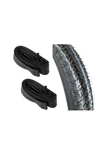 Troyal 26x1.95 Bisiklet 26 Jant 2 Adet Dış + İç Lastik Takım Çift