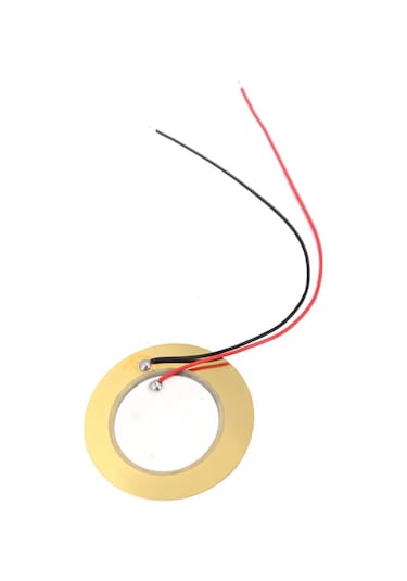 27mm Piezo Disk 5cm Kablolu Ses Üretici Oyuncak Alarm Acil Tehlike Uyarı Kapı Zil Oyun Kısa Devre Bu