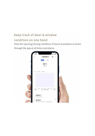 Shineyee Aqara E1 Akıllı Pencere/kapı Sensörü - Anlık Açık/kapalı Tespiti, Akıllı Cihazlarla Entegre Edilebilir, Uzun Pil Ömrü Mor
