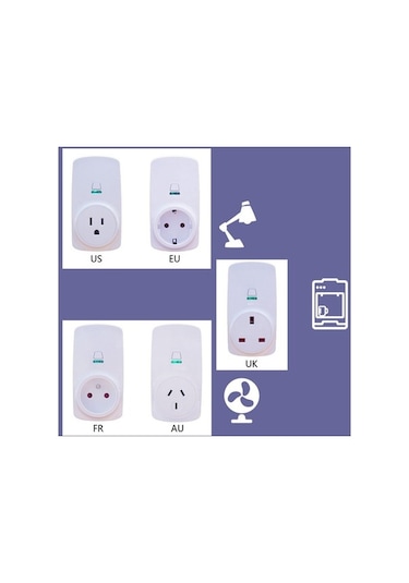 Pazly Wifi Akıllı Priz Google Ana Uyumlu 16a Güç Kontrol