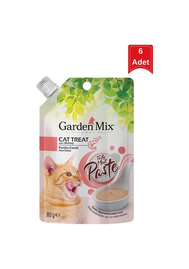 Garden Mix Karides Ezmeli Kedi Ödülü 80 Gr X 6 Adet