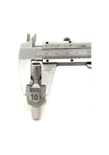 Mazot Benzin Yakıt Çekvalf 10mm ve 2 Adet Hortum Kelepçesi