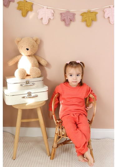 Kaşkorse Mevsimlik Pijama Takım Kiremit