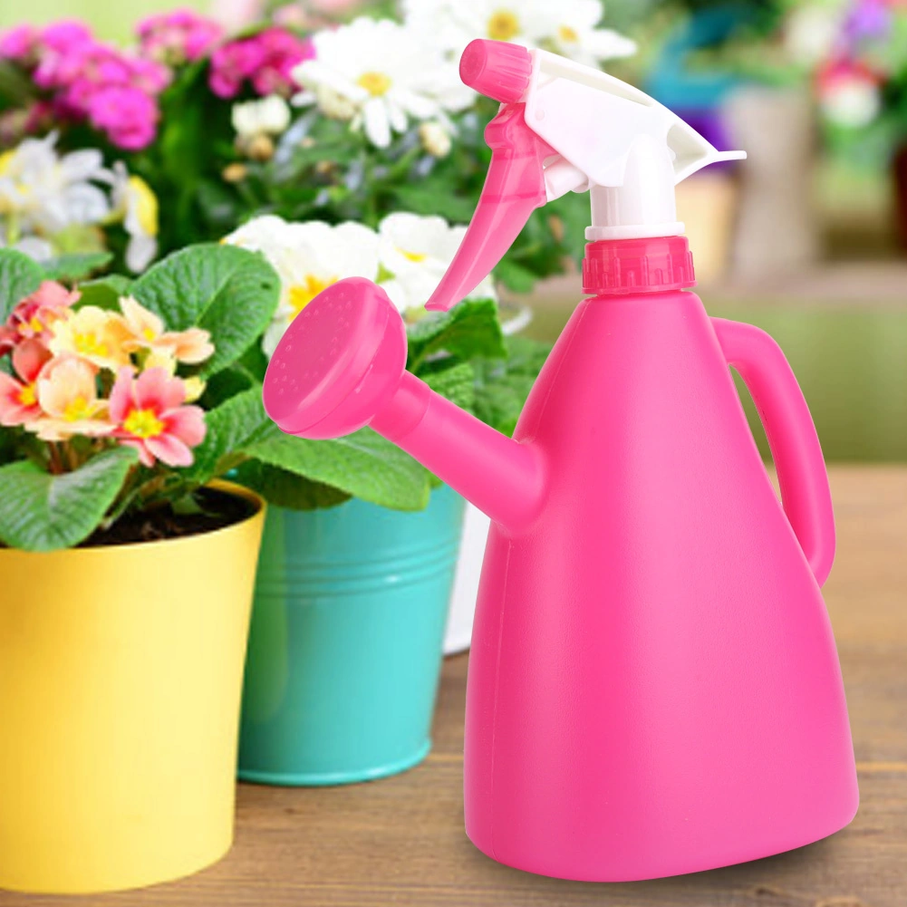 Vkemall 900ml Plastik Ev Bahçe Sulama Potu, El Fırçalı Sprey Ve Sulama İki Fonksiyonlu, Sukulent Ve Bitkiler İçin, Rahat Kullanıma Uygun