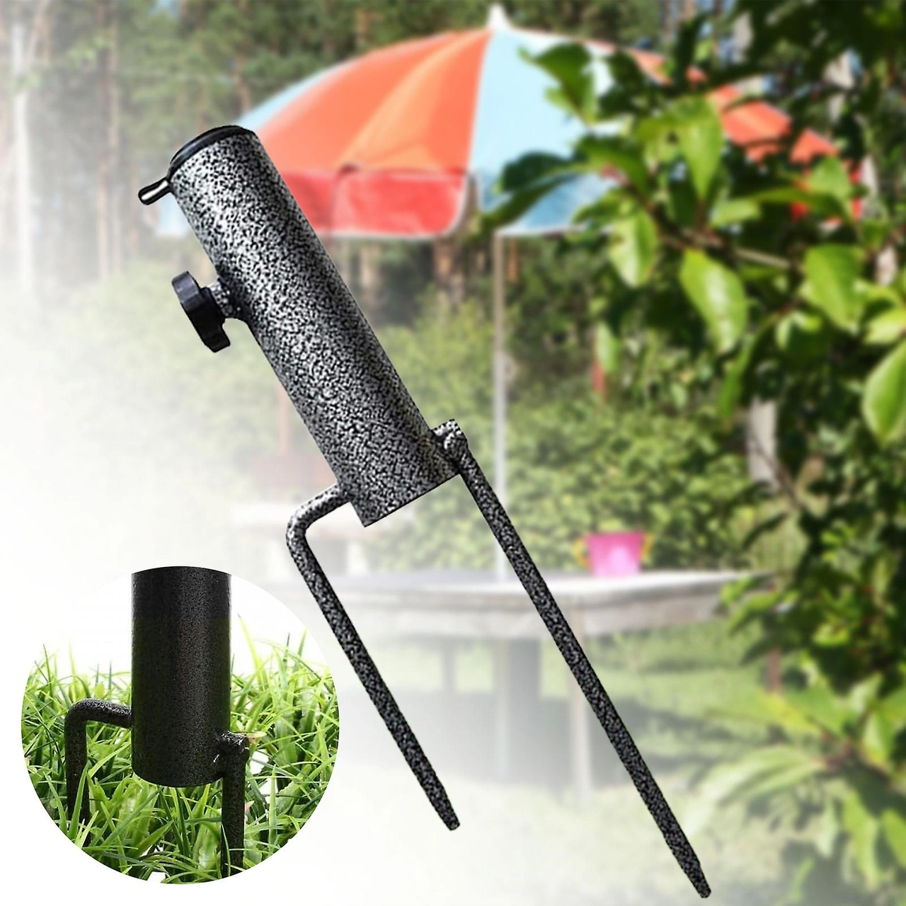 Bahçe Şemsiyeleri İçin Taşınabilir Plaj Şemsiyesi Tutucu Çok Renkli