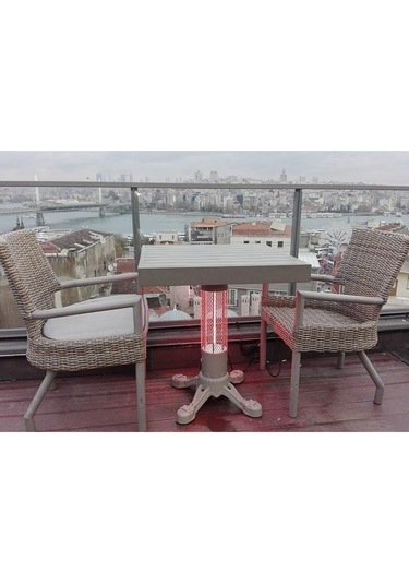 Hottable Tekno Plus 1500 W Uzaktan Kumandalı Isı Kademeli Infrared Isıtıcılı Masa