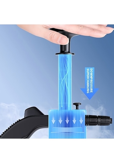 Trendooze 2 L Ayarlanabilir Nozul El Tipi Yüksek Basınçlı Su Püskürtücü - Renk: Siyah, Kullanıcı: Bahçe Ve Temizlik