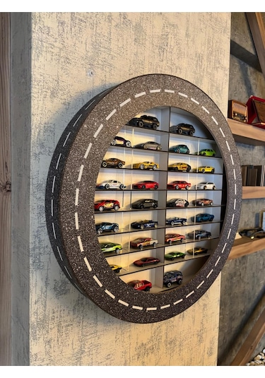 Işıklı Araba Rafı Mobilya Çok Renkli