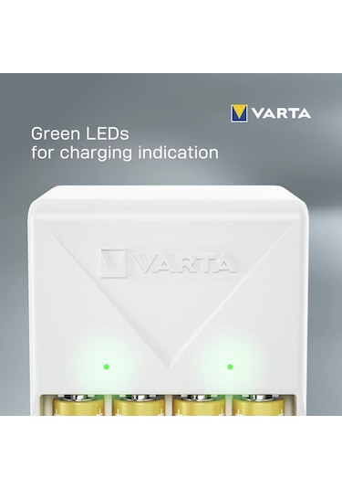 Varta Plug  Şarj Cihazı+8x2100mAh AA Şarjlı Kalem+ÇANTA