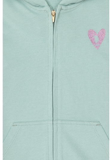 U.s. Polo Assn. Kız Çocuk Su Yeşili Sweatshirt 50296390-vr048 Su Yeşili