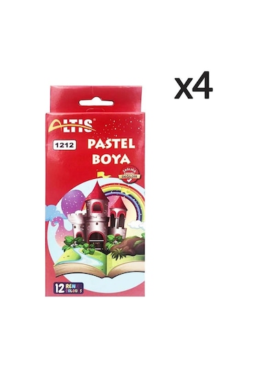 Altıs 12 Renk Pastel Boya 1212 4 Adet