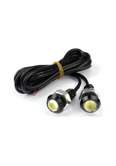 Kartal Gözü Oto Ayna Altı Led Eagle Eye Beyaz 23 Mm 2 Adet
