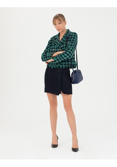 Pierre Cardin Kadın Lacivert Etek Dokuma 50273121-vr033 Lacivert