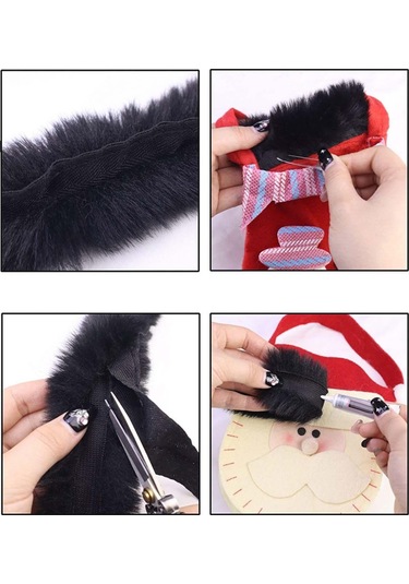 Suntek Yapay Kürk Kurdele Şerit Uzunluğu 15m El Beyaz