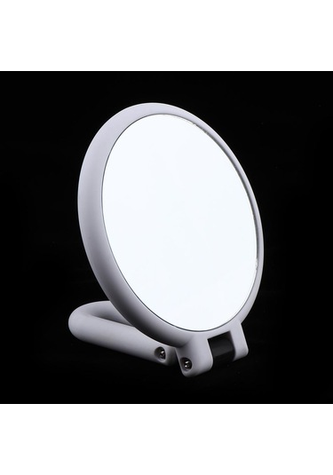 Suntek Yuvarlak El Çift Yan Makyaj Aynası Büyüteç Ayna W /