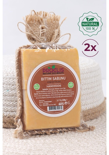 Proclis Doğal El Yapımı Bıttım Sabunu 2 x 110 G