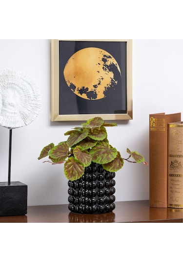 Karaca Home Rocco Dekoratif Vazo Siyah 300.23.01.0363