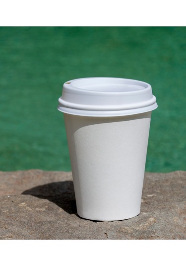 12 Oz Emzik Kapak Siyah Veya Beyaz - 1000 Adet Beyaz