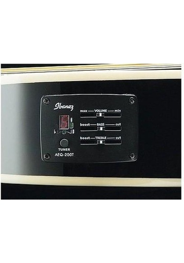 Ibanez Tcy10E-Bk Elektro Akustik Gitar Kılıf + Jak Kablo + Askı + Pena