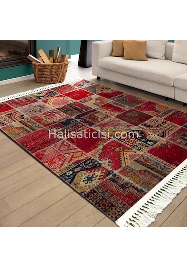 Prizma Halı Vintage Kilim V-6004 Çok Renkli
