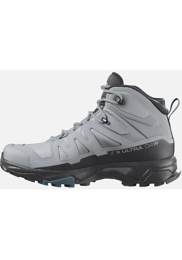 Salomon 416249 X Ultra 4 Mid GTX W Quarry/Black/Legion Blue Kadın 36 Gri