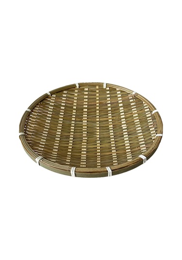 Suntek Parti Bahçe Için Bambu Sepet Tepsisi 30 CM