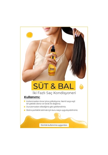 Morfose Çift Fazlı Kondisyoner Süt Bal 240 Ml