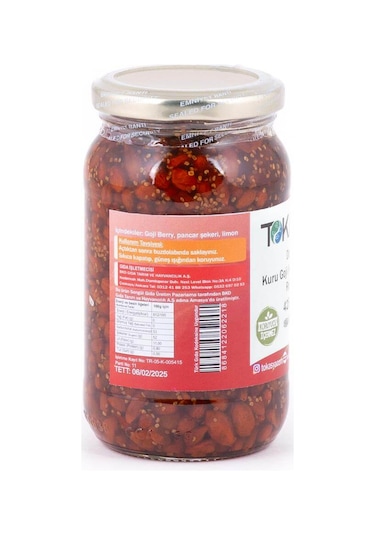 Tokasya Kuru Goji Kurt Üzümü Reçeli 425 G