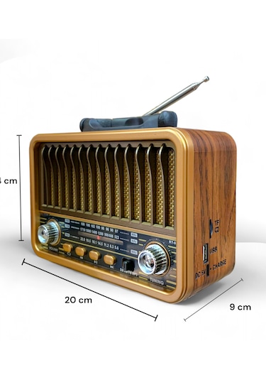Royaltrend RT-834 Solar Panelli Trend Nostaljik Radyo