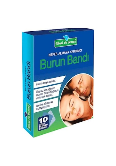 Rituel De Beaute Horlama Azaltıcı Burun Bandı 10'lu x 8 Paket